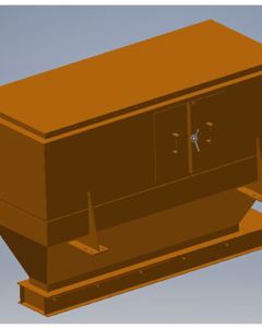 Mixer pre-bin 2000 L f/U-205, RAL 2008  M&M